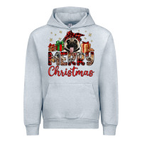 Heather Grey merry christmas pug Urban Hoodie - JahusDesignShop