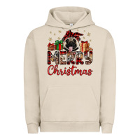 Pigment French Oak merry christmas pug Urban Hoodie - JahusDesignShop