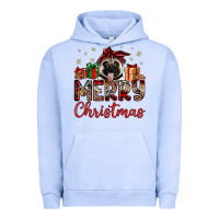 Pigment Grape Ice merry christmas pug Urban Hoodie - JahusDesignShop