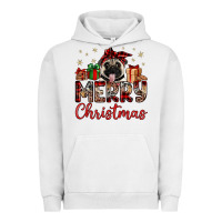 Pigment Lunar Rock merry christmas pug Urban Hoodie - JahusDesignShop