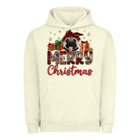 Pigment Pistachio merry christmas pug Urban Hoodie - JahusDesignShop