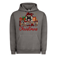Pigment Tornado merry christmas pug Urban Hoodie - JahusDesignShop