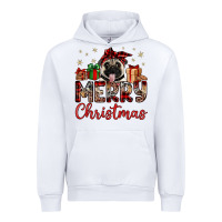White merry christmas pug Urban Hoodie - JahusDesignShop