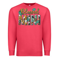 Cardinal blessed mini with leopard and aztec Premium Sweatshirt - texasbilliewilder