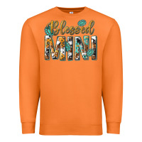 Carrot blessed mini with leopard and aztec Premium Sweatshirt - texasbilliewilder