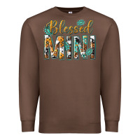 Chestnut blessed mini with leopard and aztec Premium Sweatshirt - texasbilliewilder