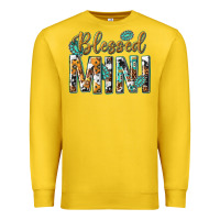 Lemon blessed mini with leopard and aztec Premium Sweatshirt - texasbilliewilder