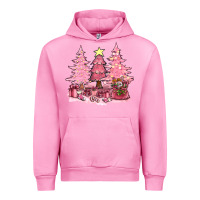 Fuchsia Pink pink christmas trees with gift box bbs Urban Hoodie - BundleAndBundleShop