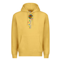Antique Gold autism mama sunflower white Premium Hoodie - JahusDesignShop