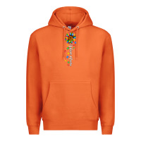 Carrot autism mama sunflower white Premium Hoodie - JahusDesignShop