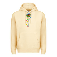 Pina Colada autism mama sunflower white Premium Hoodie - JahusDesignShop