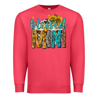 Cardinal blessed mini with sunflowers Premium Sweatshirt - texasbilliewilder