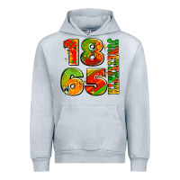 Heather Grey 1865 juneteenth Urban Hoodie - AdoDesignShop