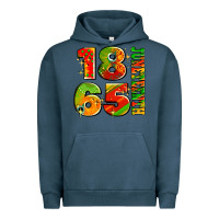 Pigment Midnight Navy 1865 juneteenth Urban Hoodie - AdoDesignShop