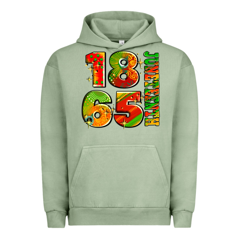 1865 Juneteenth Urban Hoodie by AdoDesignShop | Teevron