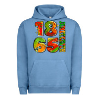 Pigment Pebble Blue 1865 juneteenth Urban Hoodie - AdoDesignShop