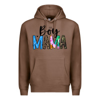 Chestnut boy mama white Premium Hoodie - JahusDesignShop