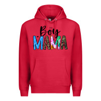 Cardinal boy mama white Premium Hoodie - JahusDesignShop