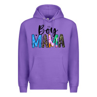 Purple boy mama white Premium Hoodie - JahusDesignShop
