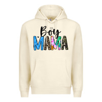 Sandshell boy mama white Premium Hoodie - JahusDesignShop
