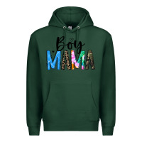 Sports Green boy mama white Premium Hoodie - JahusDesignShop