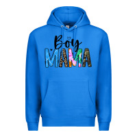 True Royal boy mama white Premium Hoodie - JahusDesignShop