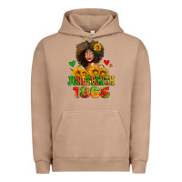 Pigment Burro afro woman juneteenth 1865 Urban Hoodie - AdoDesignShop