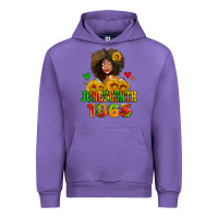 Tulip afro woman juneteenth 1865 Urban Hoodie - AdoDesignShop