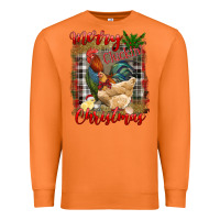 Carrot Merry Cluckin' Christmas Premium Sweatshirt - RanaPortraitStore