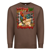 Chestnut Merry Cluckin' Christmas Premium Sweatshirt - RanaPortraitStore