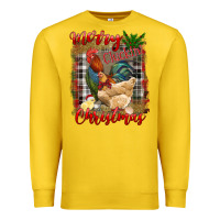 Lemon Merry Cluckin' Christmas Premium Sweatshirt - RanaPortraitStore