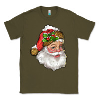 Army Green santa with snow Classic Tee - RanaPortraitStore