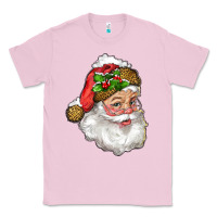 Bubblegum Pink santa with snow Classic Tee - RanaPortraitStore