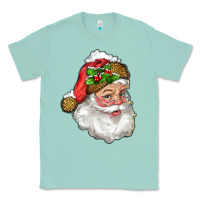 Seafoam santa with snow Classic Tee - RanaPortraitStore
