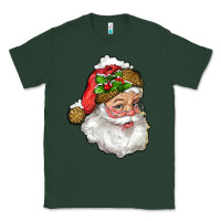 Sports Green santa with snow Classic Tee - RanaPortraitStore