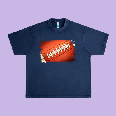 Football Brushstroke Urban Heavy Tee Designed By Ranaportraitstore