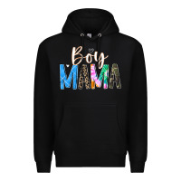 Black boy mama  black Premium Hoodie - JahusDesignShop