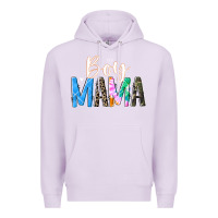 Lilac boy mama  black Premium Hoodie - JahusDesignShop