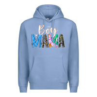 Colony Blue boy mama  black Premium Hoodie - JahusDesignShop