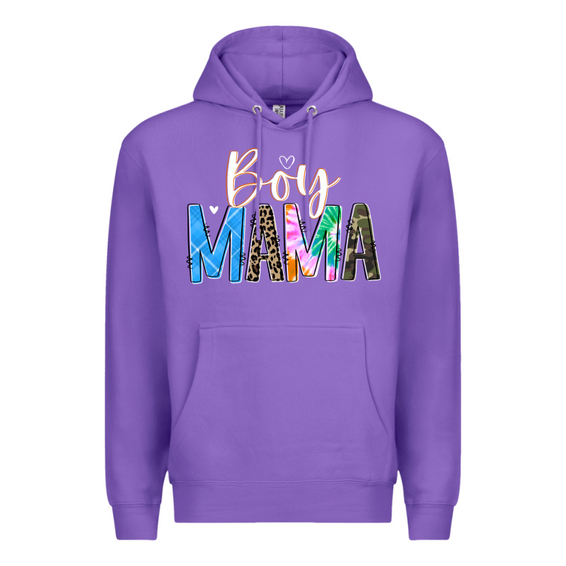 Boy Mama  Black Premium Hoodie by JahusDesignShop | Teevron