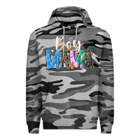 Slate Camo boy mama  black Premium Hoodie - JahusDesignShop