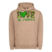Pigment Burro love st patrick s heart Urban Hoodie - JahusDesignShop