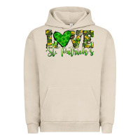 Pigment French Oak love st patrick s heart Urban Hoodie - JahusDesignShop