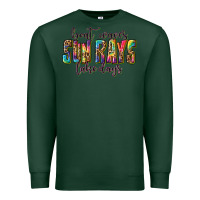 Sports Green boat waves sun rays lake days Premium Sweatshirt - texasbilliewilder