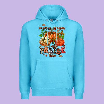 In Every Season I Will Praise Him Premium Hoodie Designed By Adodesignshop