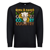 Black born and raised country western Premium Sweatshirt - texasbilliewilder