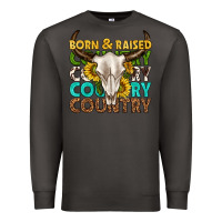 Smoke born and raised country western Premium Sweatshirt - texasbilliewilder