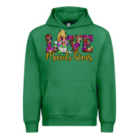 Emerald love mardi gras gnome Urban Hoodie - JahusDesignShop