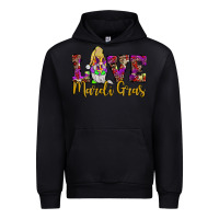 Foreset Green love mardi gras gnome Urban Hoodie - JahusDesignShop