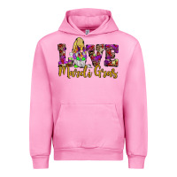 Fuchsia Pink love mardi gras gnome Urban Hoodie - JahusDesignShop